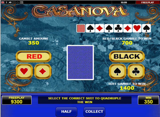 Бонусы игрового автомата Casanova